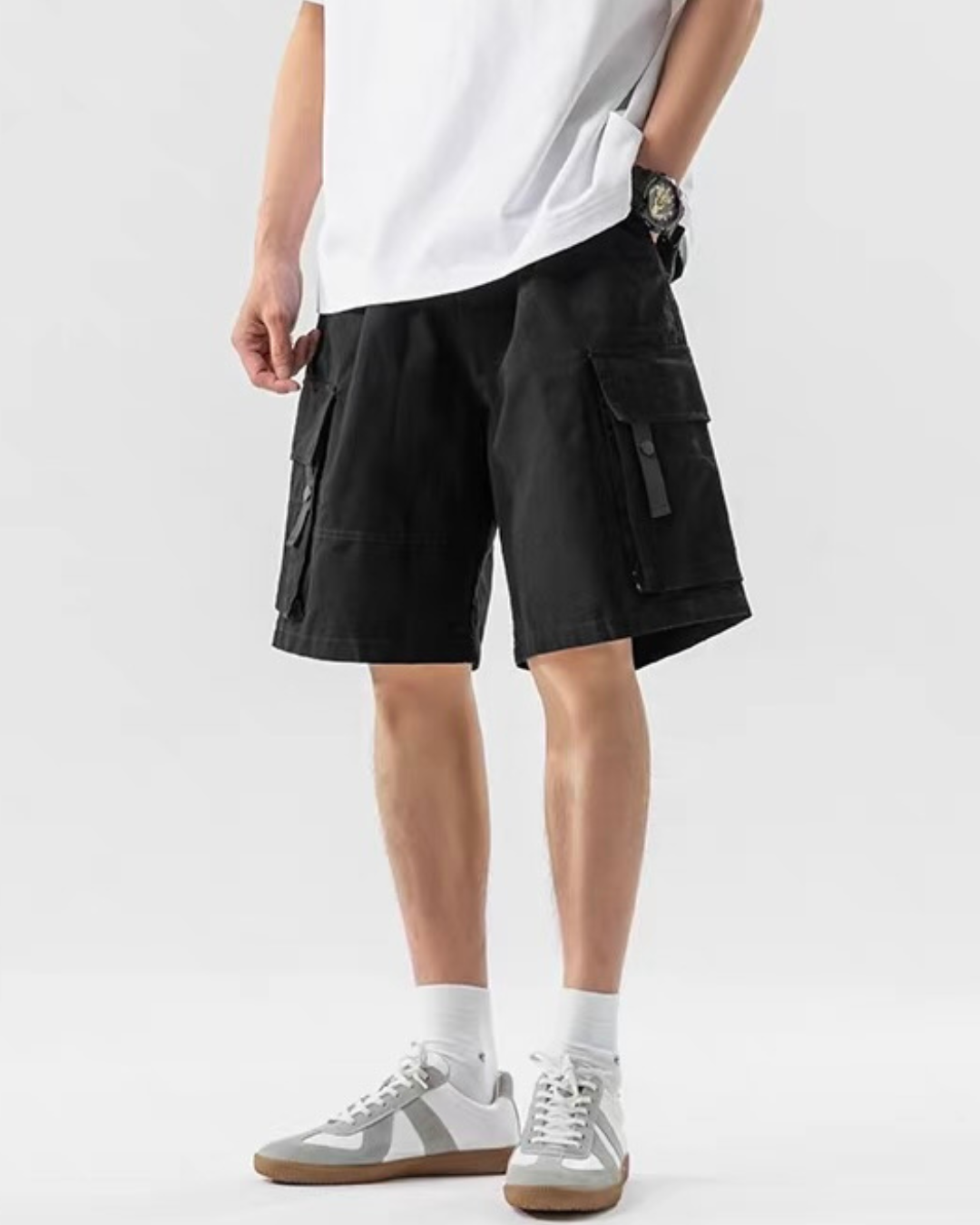 【URBANEST】フラップカーゴショートパンツ 3color UN0015