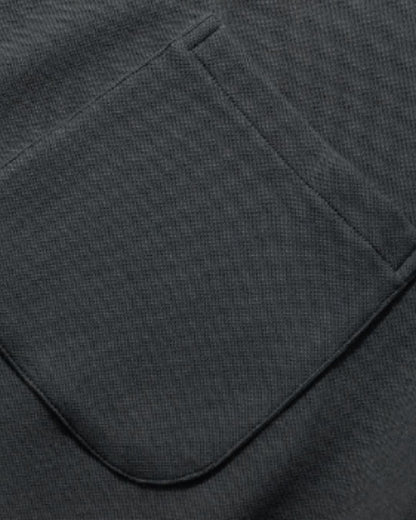 【URBANEST】オーバーサイズ3ボタン胸ポケット半袖ポロシャツ 4color UN0081
