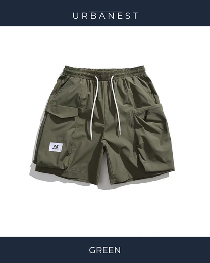 【URBANEST】マルチポケットカーゴショートパンツ 3color UN0009