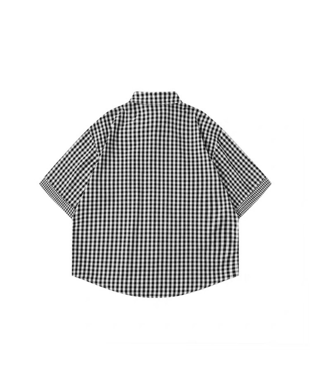 【URBANEST】ミックスギンガムダブルポケットシャツ 2color UN0029